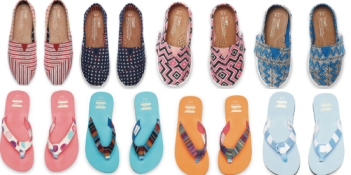 TOMS Surprise Sale: Up to 75% Off Select Styles = Tiny TOMS Only $17.50 (Reg $32) + More Deals