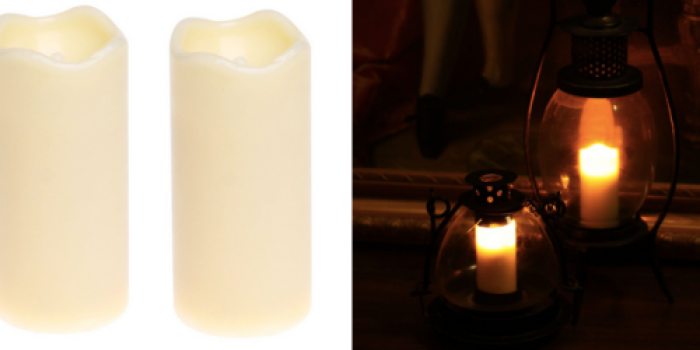Amazon: 2-Pack Flameless LED Candles Made w/ Real Wax ONLY $8.80