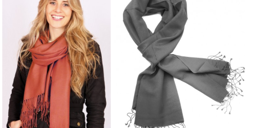 Cashmere & Silk Pashmina Scarves Only $3.88 Shipped