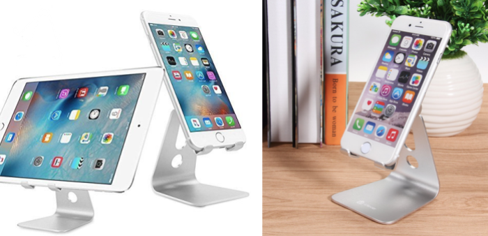 iClever Desktop Aluminum Stand for Phones and Tablets