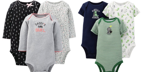 Target.com: Carter’s Bodysuits 3-Packs Only $3.58 (Just $1.19 Per Bodysuit)