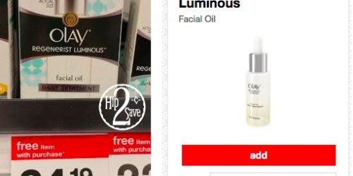 Target: Olay Regenerist Luminous Facial Oil ONLY $10.19 (Regularly $24.19)