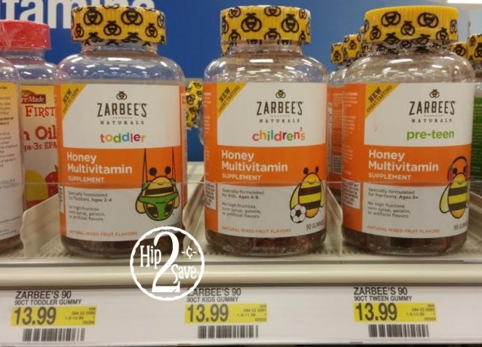 Target Zarbee’s Naturals Honey Multivitamins ONLY 2.79 (Regularly 13.99)