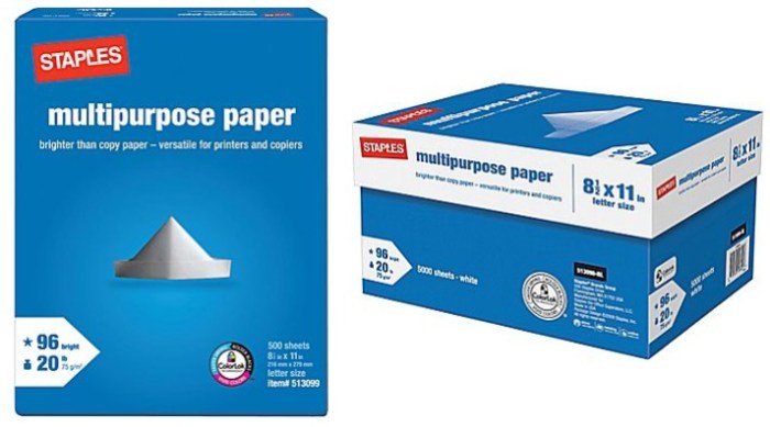 Staples Multipurpose Paper