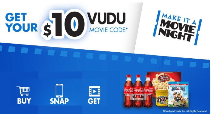 Walmart VUDU Movie Code promo