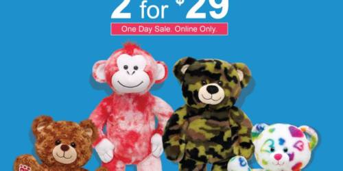 Build-A-Bear Workshop: TWO Furry Friends Only $29 + FREE 2-Day ShopRunner Shipping