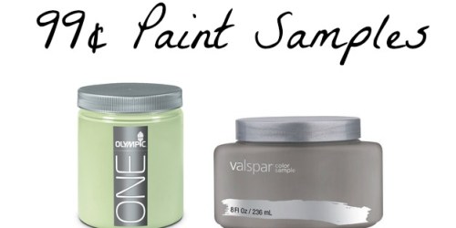 Lowe’s: 99¢ Paint Samples (Regularly $3.48)