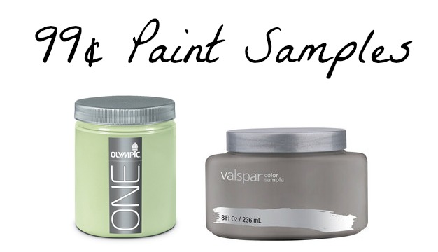 99¢ Paint Samples