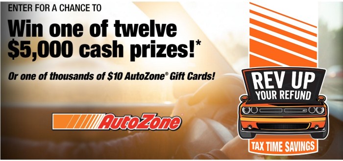 AutoZone Sweeps 3 000 Win 10 AutoZone Gift Cards Print 5 Off 25 autozone-gift-card-united-states-cardly