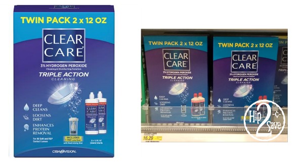 Clear Care Twin Pack at Target