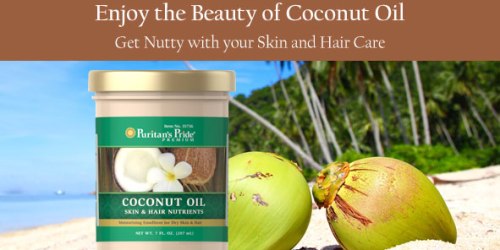 Puritan’s Pride: Free Coconut Oil for Skin & Hair with ANY $10 Purchase + More (Today Only)