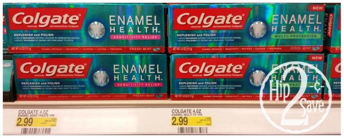 Colgate Enamel Toothpaste at Target Hip2Save