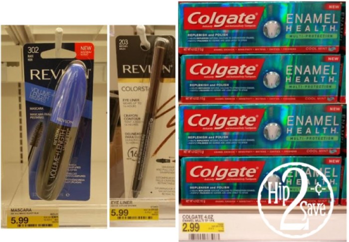 Colgate, Revlon at Target Hip2Save