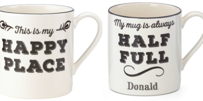 Personalized Lenox “My Mug is Always Half Full” Mug Only $12.71 Shipped (Reg. $25) + More