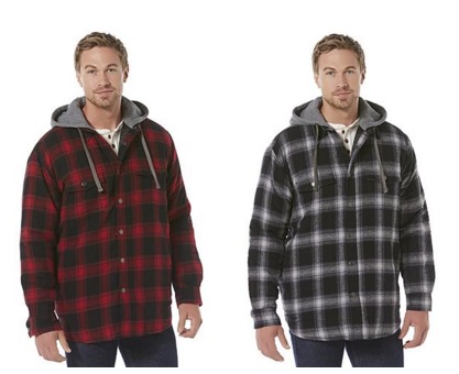 Craftsman Men's Flannel Shirt Jacket Plaid