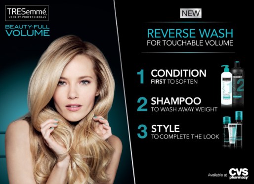 TRESemme’s NEW Reverse Wash System