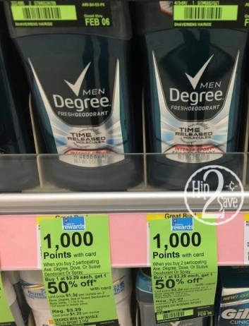 Degree for Men at Walgreens