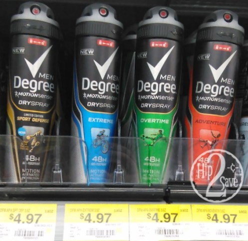 Degree Men's Dry Spray at Walmart