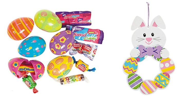 Easter Eggs and Easter Wreath Craft