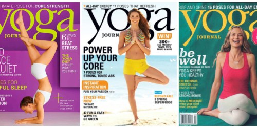 One Year Subscription to Yoga Journal Only $4.99 (+ SIX Weeks of FREE Online Yoga Classes)