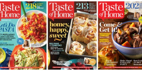Taste of Home Subscription Only $6.97 Per Year (Includes Recipes, Healthy Eating Tips, + More)