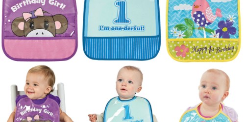 Oriental Trading: Free Shipping on All Orders = Infant Birthday Bibs Just $1.08 Shipped + More