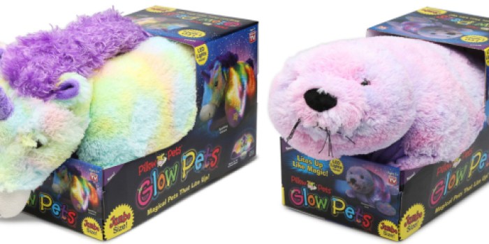 Glow Pets Light-Up Jumbo Pillow Pets ONLY $2 (Regularly $25) + Free Shipping on $10 Order