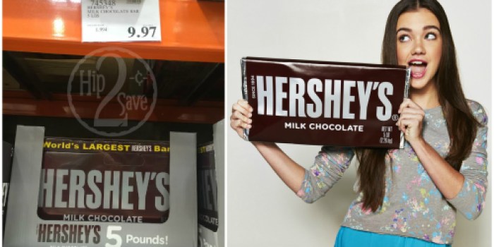 Costco: HUGE 5-Pound Hershey’s Milk Chocolate Bar Possibly ONLY $9.97