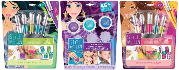Style Me Up Bling Nail Art Pens - Set of 6 - wide 7
