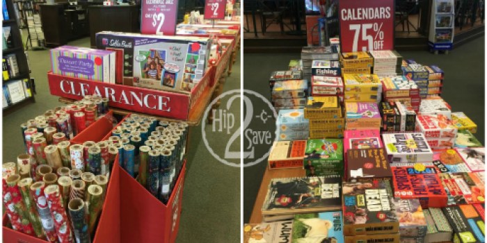 Barnes & Noble: $2 ALL Red Dot Clearance + 75% Off Calendars & Holiday Wrapping Paper & More