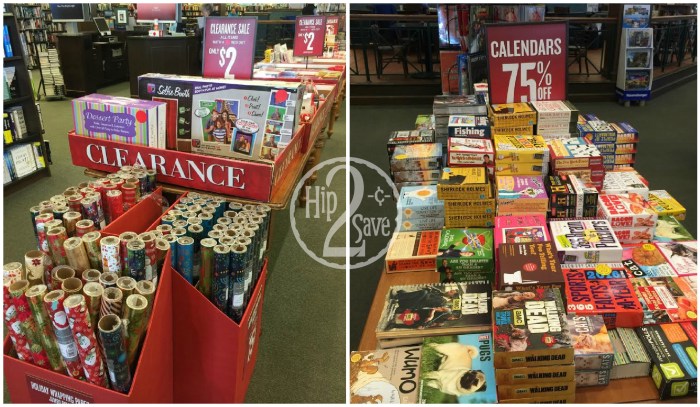 Barnes Noble: $2 ALL Red Dot Clearance   75% Off Calendars Holiday