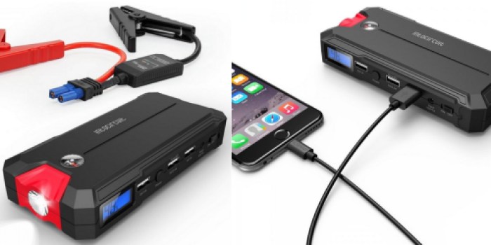 Amazon: Ultra Compact Car Jump Starter & Portable Charger Power Bank $45.99 Shipped