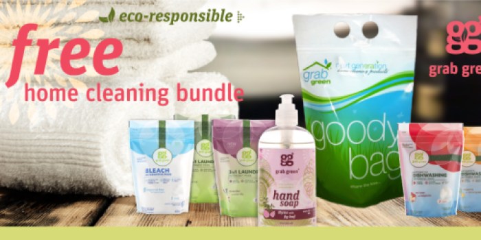 Grab Green Home Cleaning Bundle ONLY $4.99 Shipped ($11.25 Value) – New Customers