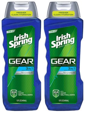 Irish Spring Gear Body Wash