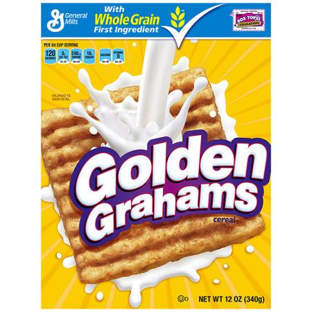 Golden Grahams Cereal box