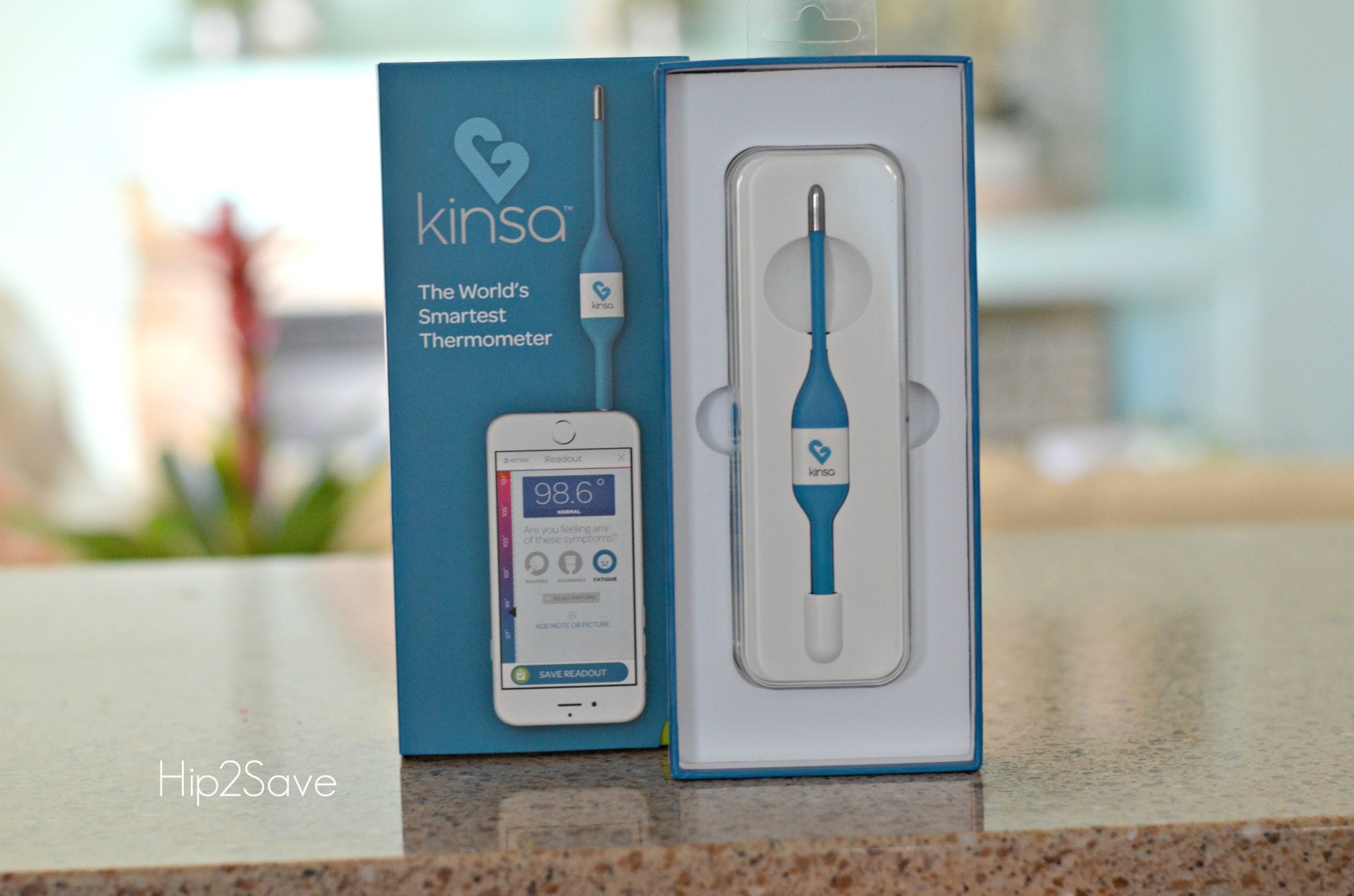 AwardWinning Kinsa Smart Stick Thermometer 14.99 Shipped (Great for