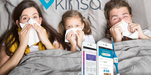 Kinsa Smart Stick Thermometer $14.99 Shipped