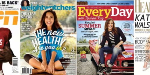 Weekend Magazine Sale: ESPN, Weight Watchers & More (From Just 19¢ Per Issue)