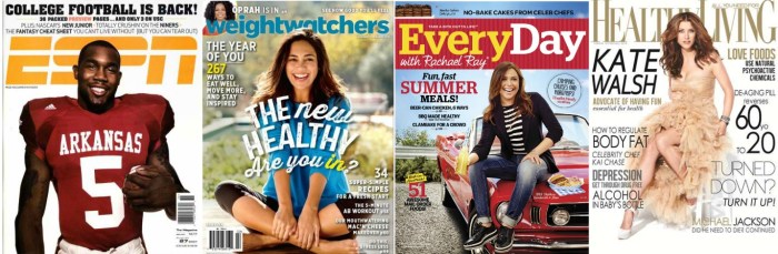 Magazine Covers for ESPN, Weight Watchers and more