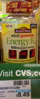 Nature Made Adult Energy B12 Gummies CVS
