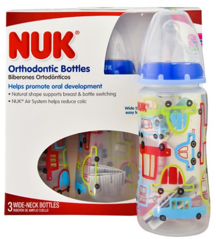 NUK Orthodontic bottles