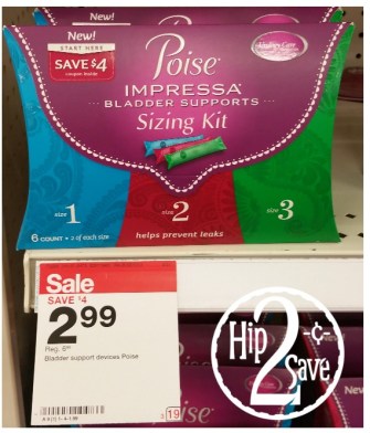 Poise Impressa at Target Hip2Save