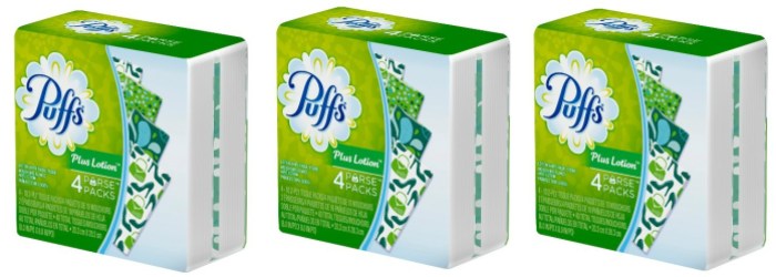 Puffs Plus Lotion 4 pack