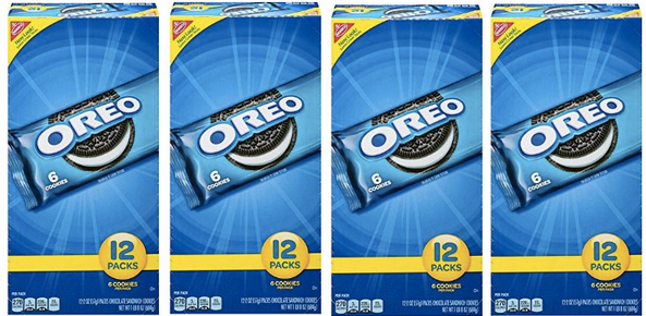 Oreo 12 count tray packs