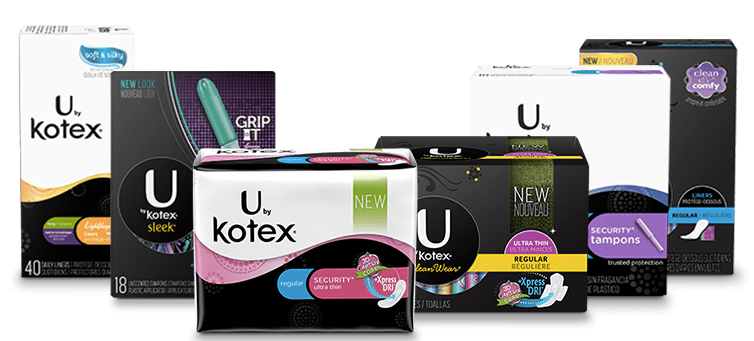 U by Kotex Products