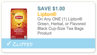 Lipton Tea coupon