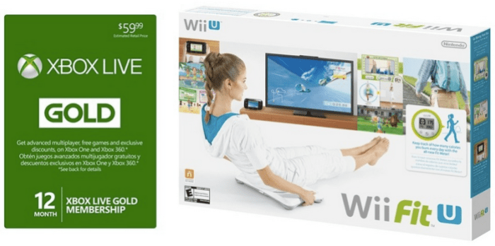Xbox Live Gold and Wii fit