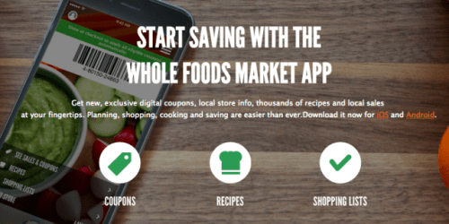 Whole Foods: Download App for Exclusive Coupons ($5 Off $15 Produce Purchase & More)