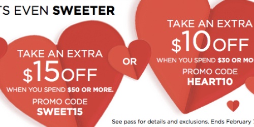 Kohl’s: New $10 Off $30 AND $15 Off $50 Purchase Coupons PLUS Extra 15% Off
