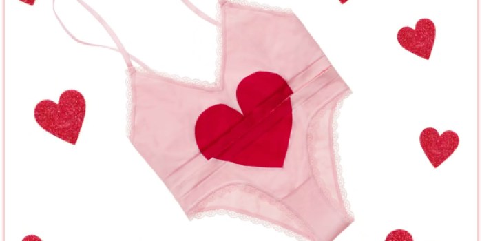 Victoria’s Secret: Heart Bralette AND Panty Set Only $25 (Regularly $45)